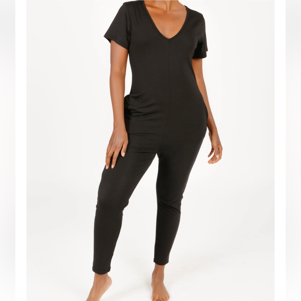 Smash + Tess Black Sunday Romper with dust bag